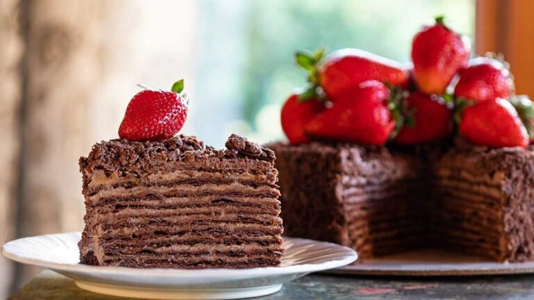 Торт “Наполеон в шоколаде”