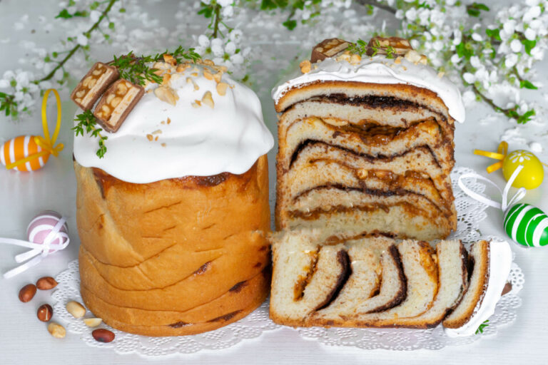 Пасхальный кулич со сгущенкой
